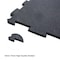YALLA HomeGym 10MM Black Rubber Heavy-Duty Floor Exercise Mat Rubber Interlocking Floor Tiles 1 Squared Meter (Black)