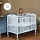 TEKNUM - 4in1 Wooden Bed Side w/ Storage and Height Adjustments - White