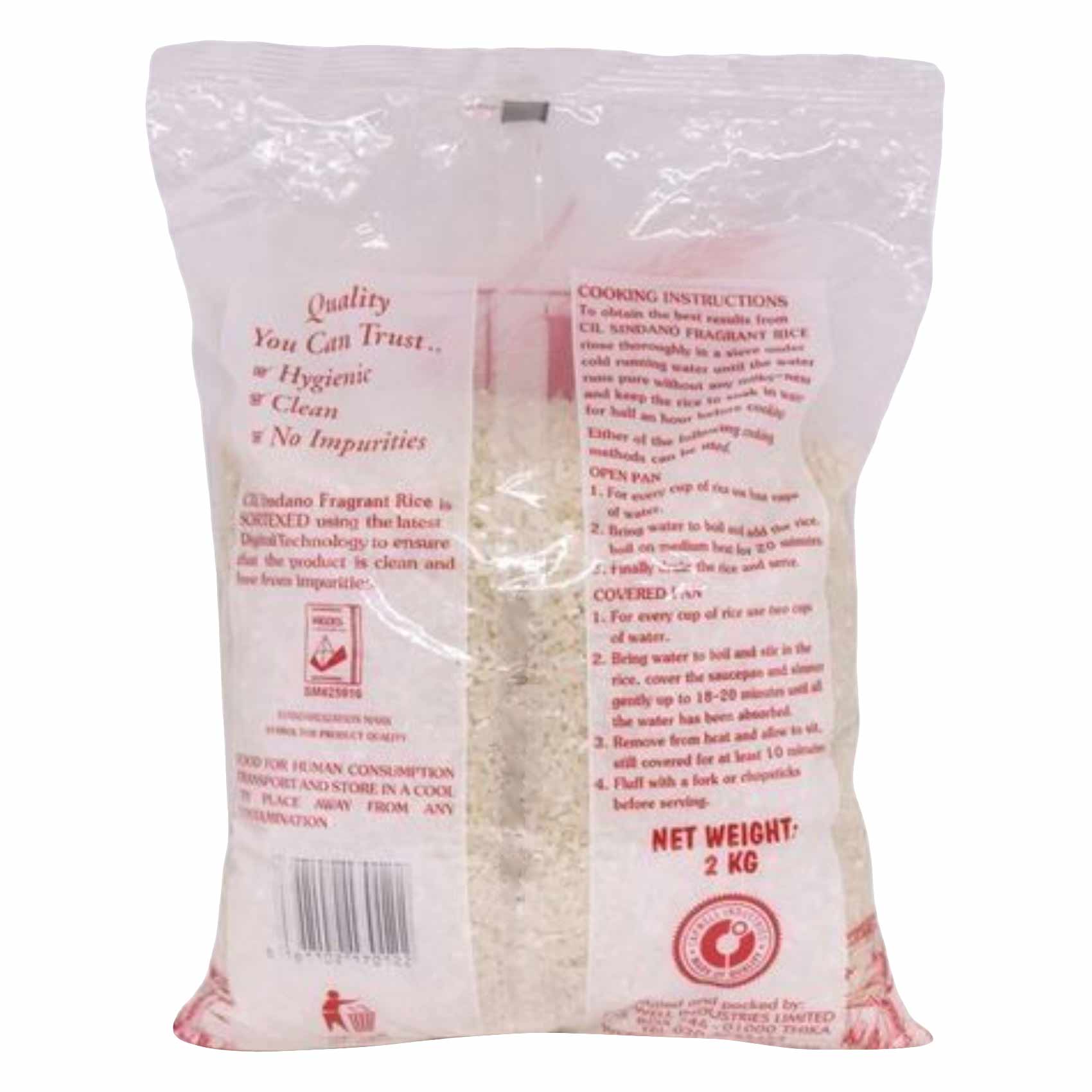 Cil Aromatic Long Grain Sindano Fragrant Rice 2Kg Online | Carrefour Kenya