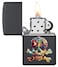 Zippo 49187 Texture Skull Design Black Matte Windproof Lighter