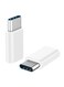 Micro USB To USB C Adapter White