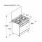 Bosch Gas Cooker HGV1E0U50M 90x60 Cm 
