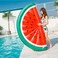 HEXAR&reg; Inflatable Pool Float Water Floating Hammock Swimming Pool Beach Floats Swimming Party Toy Summer Pool Raft Big Swimming Floating Bed/Air Mattress Swimming Float - WATERMELON