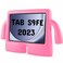 Case For Samsung Galaxy Tab S9 FE 2023, iBuy Kids Case, Protective Shockproof Lightweight Stand Cover For Children (Pink)