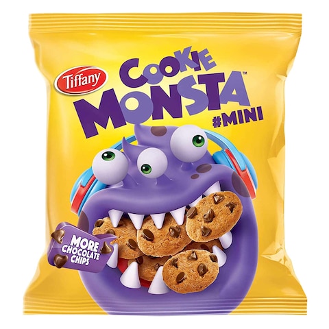 Buy Tiffany Monsta Mini Chocolate Chip Cookies 32g in UAE