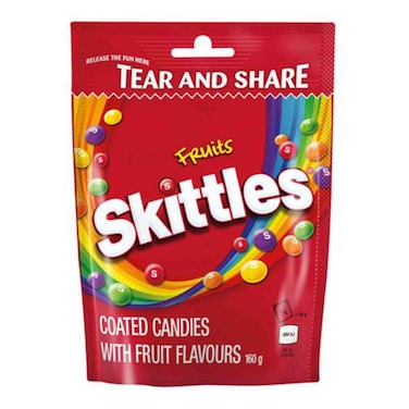 Skittles Coated Fruits Candy 160g