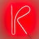 LED Neon Flex Letter Light K 30x18cm