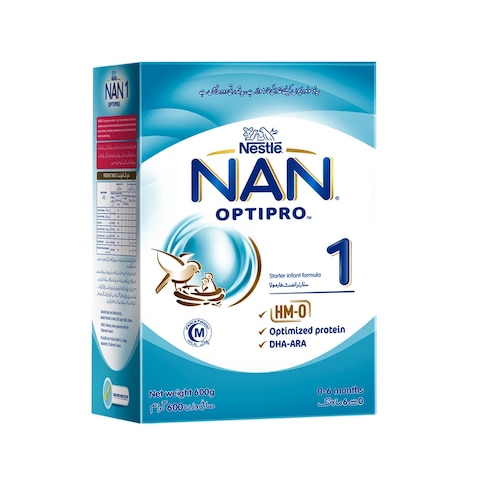 Nestle Nan 1 Starter Infant Formula 600 gr