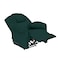 In House Velvet Classic Recliner Chair - Dark Green - NZ100