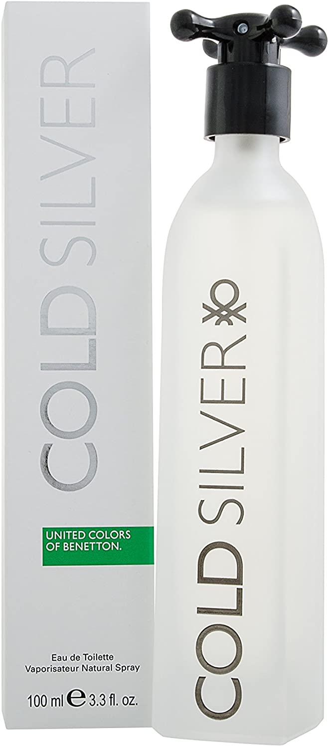 Buy United Colors Of Benetton Cold Silver Eau De Toilette For Men ...