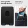 Spigen Rugged Armor (MagFit) Magnetic Wallet Card Holder 2-Cards designed for MagSafe Compatible with iPhone 15 iPhone 14 iPhone 13 and iPhone 12 Models - Matte Black