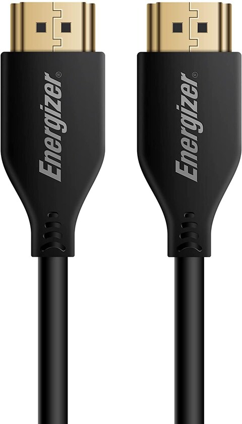 Energizer High Speed HDMI To HDMI Connector Optimized For 4K Ultra HD 6.5 feet Black