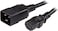 DKURVE&reg; Heavy Duty Extension Cord, IEC 320 C13 to IEC 320 C20 Black Extension Cord 1.8M