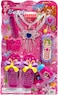 Party Time 8pcs Set of Dress Up Doll Accessories Cute Little Girls Doll Beauty Fashion Toy Kit Parlor Play Set Girls Accessories Toys Gift Set
