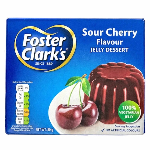 Foster Clarks Sour Cherry Jelly Dessert 80g