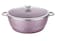 DESSINI - Non Stick Ceramic Coated Casserole Cooking Pot - Purple - 28 Cm