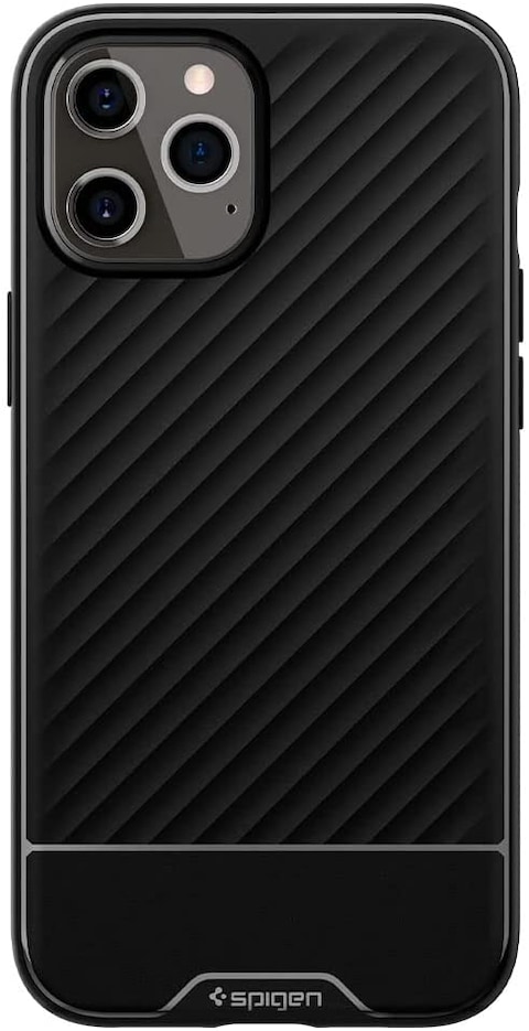 Spigen Core Armor designed for iPhone 12 case and iPhone 12 PRO case cover (6.1 inch) - Matte Black