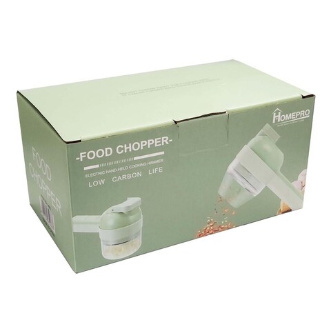 Home Pro 4-In-1 Wireless Food Chopper Multicolour