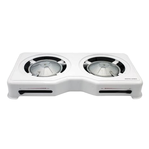 Rosapharm Motosawa Double Burner Gel Stove White