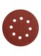 5-Piece Abrasive Disc With Holes C Backing 125mm Grit 40 YT-83451