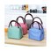 Sue's Choice Lunch Box Bag foldable thermal waterproof lunch bag with zipper and handles Insulated Canvas 20x21x13cm for women Girls Ladies Kids Children For School work Office &amp; Ourdoor,Sport.