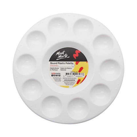 Mont Marte Round Colouring Palette White