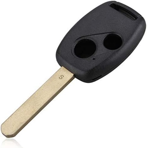 Rubik 2 Button Remote Cover Uncut Key FOB Shell Case For Honda Accord Civic Jazz Fit City Odyssey CRV Pilot Replacement Key
