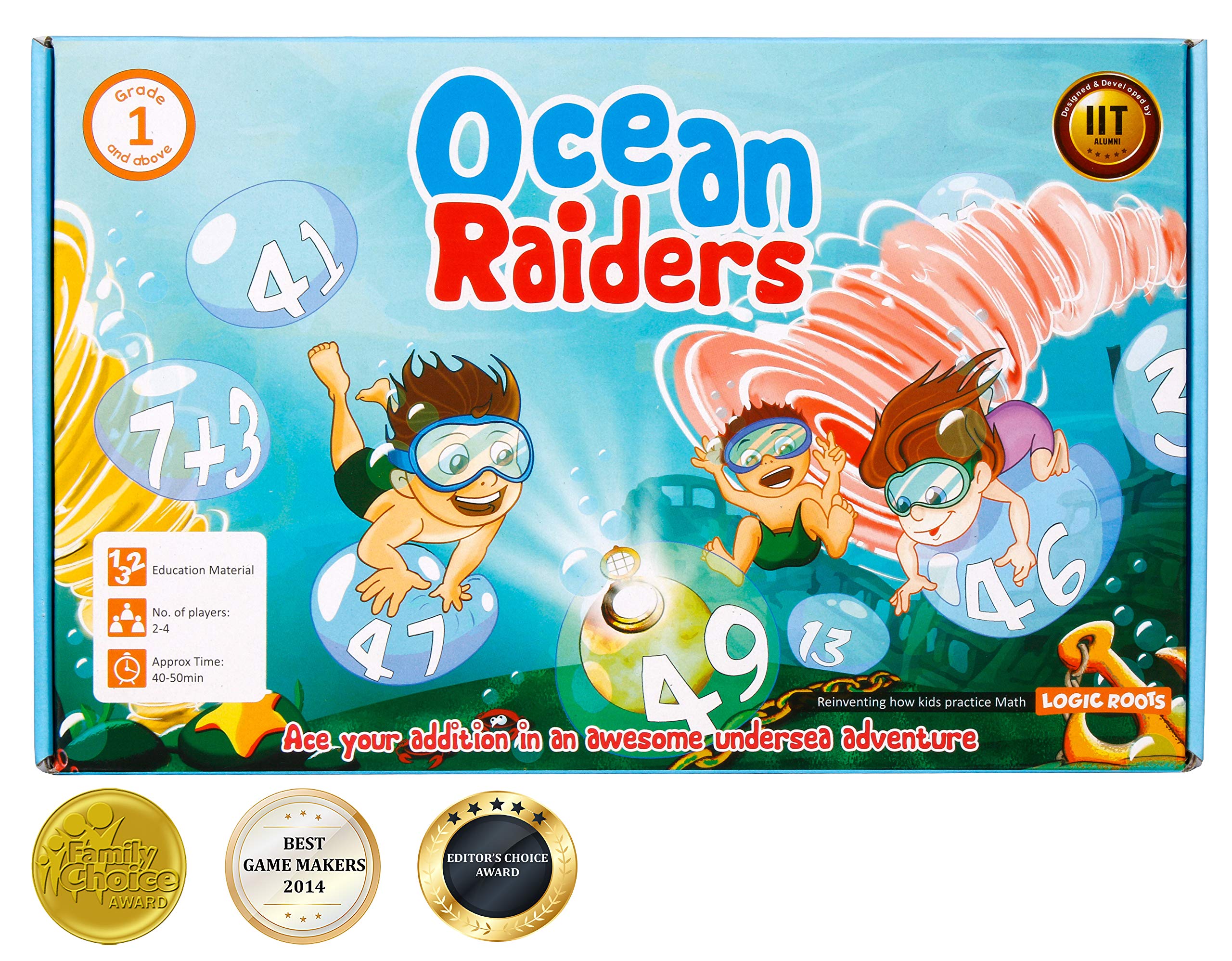 Buy LogicRoots Ocean Raiders Math Addition Board Game Online ...