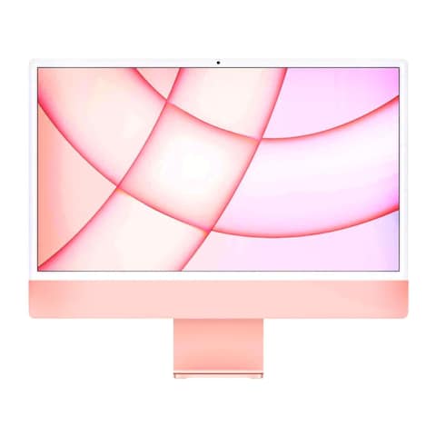 Apple iMac M1 With 4.5K Retina 24-Inch Display 8GB RAM 512GB SSD 8 Core GPU Arabic Pink