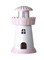 Gulfdealz - Ultrasonic Light House Shaped Humidifier With USB And LED Light 2.5 Watts BC7-H011 White/Pink