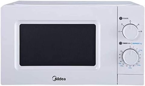 Midea Microwave MO20MWH 20Ltr Solo Microwave, Power 700W, White Color, 1 year Warranty