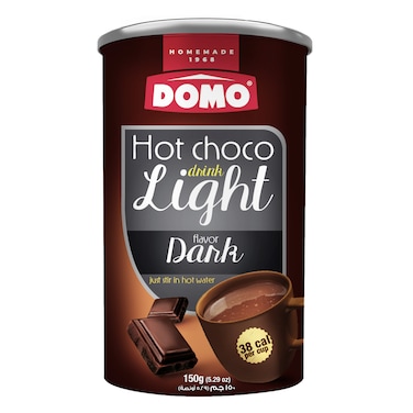 Domo Hot Choco Drink  Light Dark 150GR