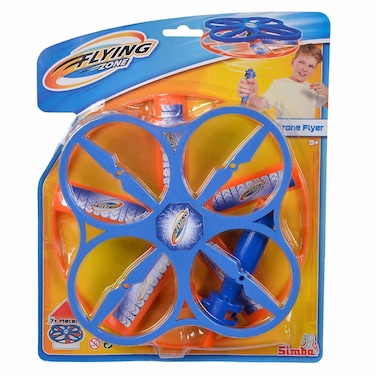 Simba Flying Zone Drone Flyer Toy 3+ Years Blue/Orange