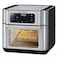 Black+Decker Digital Air Fryer Oven, 12L, Silver - AOF100-B5, 2 Year Warranty