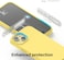 elago Liquid Silicone for iPhone 15 case cover Full Body Protection, Shockproof, Slim, Anti-Scratch Soft Microfiber Lining - Yellow
