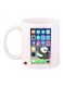Panda Printed Mug White/Grey/Purple Standard Size