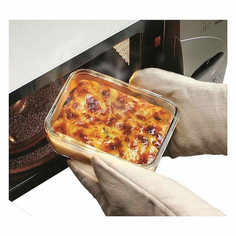 Glasslock Taper Rectangular Food Storage Box 480ml