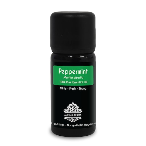 Aroma Tierra - Peppermint Essential Oil - Aroma Tierra - 100% Pure &amp; Natural - 10Ml