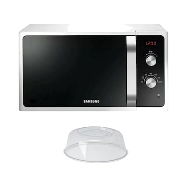 Samsung Microwave Oven with Dual Dial - 23 Liter - Silver - MS23F300EEW