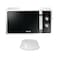 Samsung Microwave Oven with Dual Dial - 23 Liter - Silver - MS23F300EEW