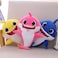 Baby Shark Singing Plush Toy with LED light (PINK )
