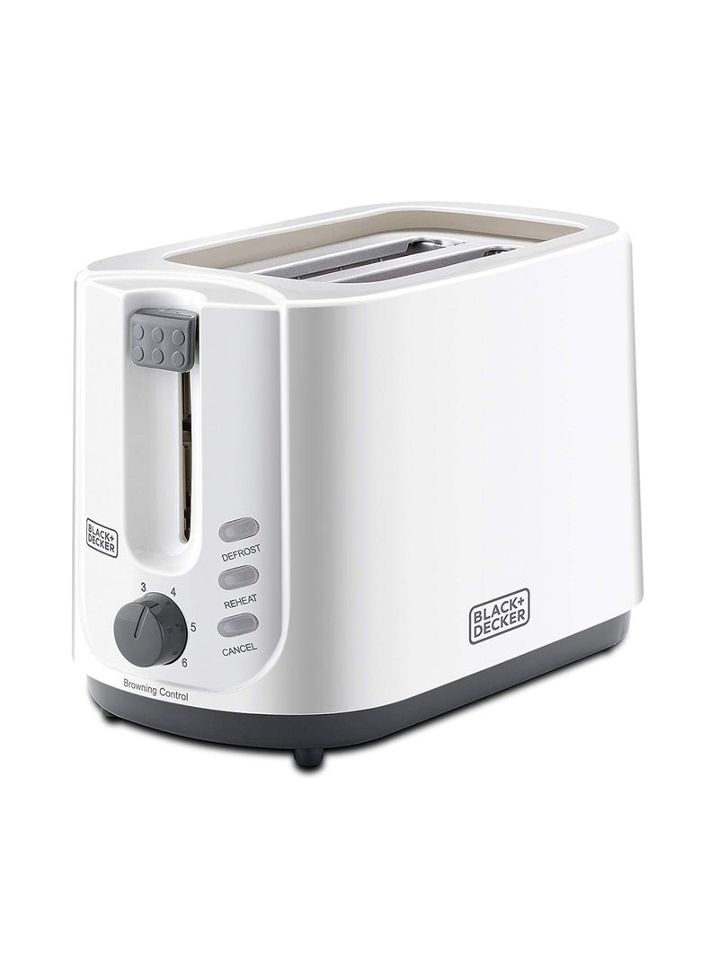 Black+Decker 2 Slice Cool Touch Bread Toaster Et125-B5 White/Grey