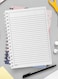Lowha Spiral Notebook With 60 Sheets And Hard Paper Covers With Aesthetic Floral Design, For Jotting Notes And Reminders, For Work, University, School