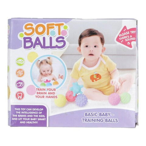 Soft Balls Textured Multi Balls Set