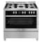 Hoover Free Standing Electric Cooker HMC-S95E-S Silver And Black 90x60cm