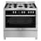Hoover Free Standing Electric Cooker HMC-S95E-S Silver And Black 90x60cm
