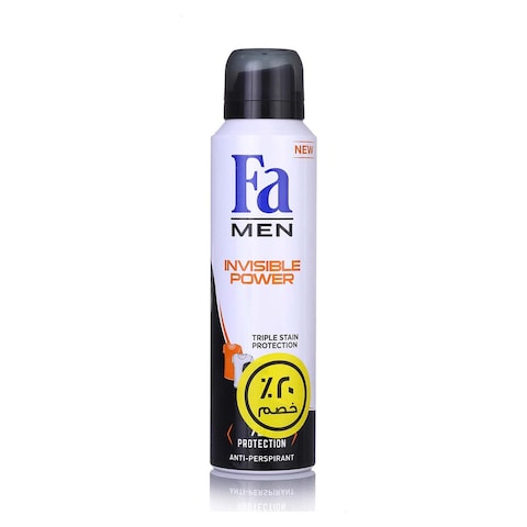 Fa Invisible Power Antiperspirant Deodorant Spray for Men - 150 ml