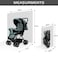 Teknum Reversible Look at Me Stroller - Dark Grey