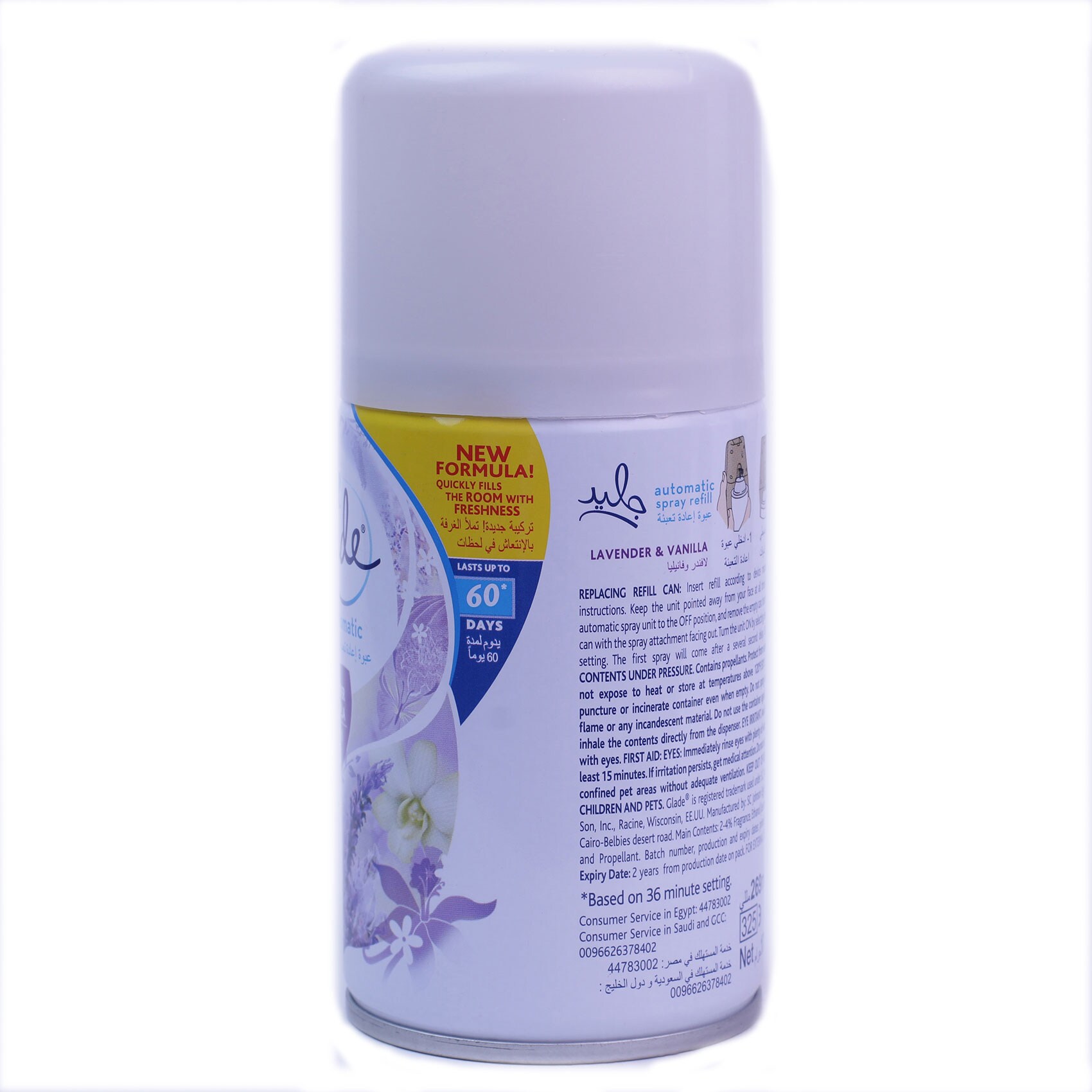 Glade Automatic Refill Lavender And Vanilla 175 Gram product thumbnail 4
