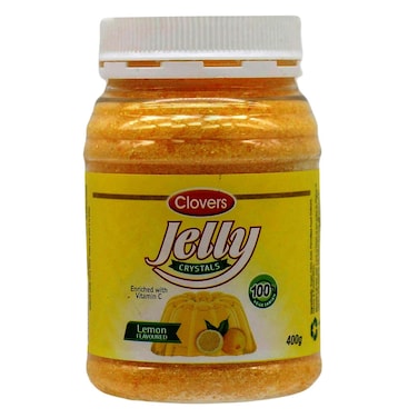 Clovers Jelly Crystal Lemon Dessert Mix 400g